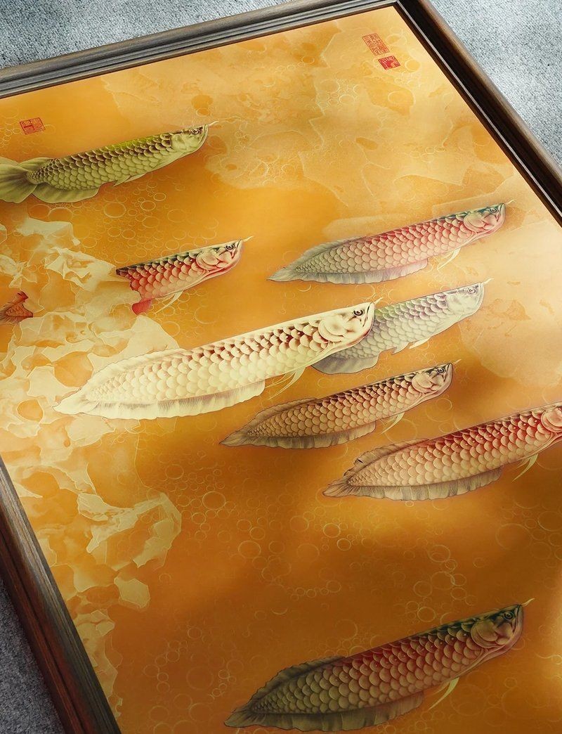 九魚圖不能亂掛，九魚圖懸掛有講究，這些風(fēng)水禁忌千萬別犯 九魚圖不能亂掛，九魚圖懸掛有講究，這些風(fēng)水禁忌千萬別犯 龍魚百科 第12張