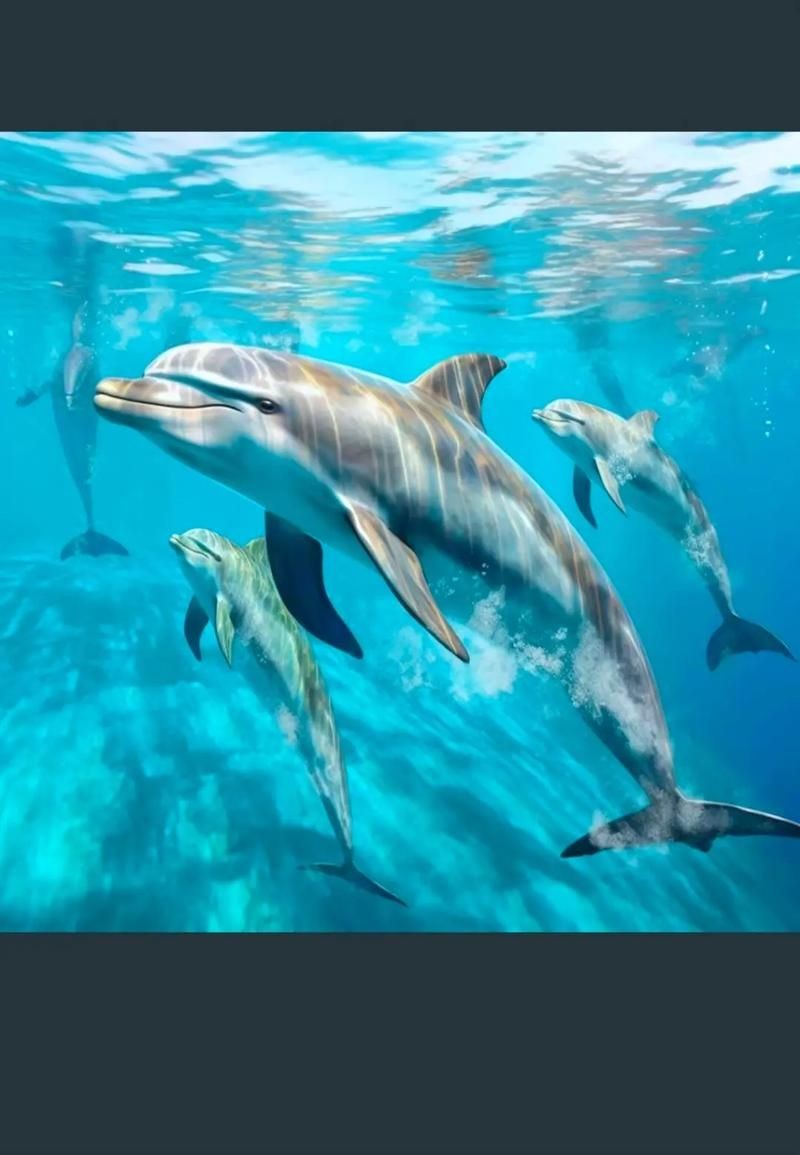 海豚與鯨魚外形區(qū)別圖片，高清對比圖鑒海豚與鯨魚，從流線型體型到背