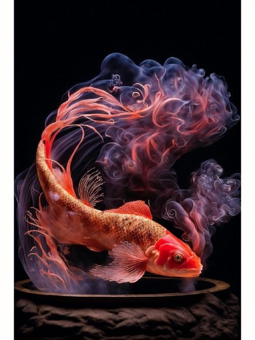 吉祥鯉魚圖片，吉祥如意·靈動(dòng)逼真的吉祥鯉魚高清圖片精選