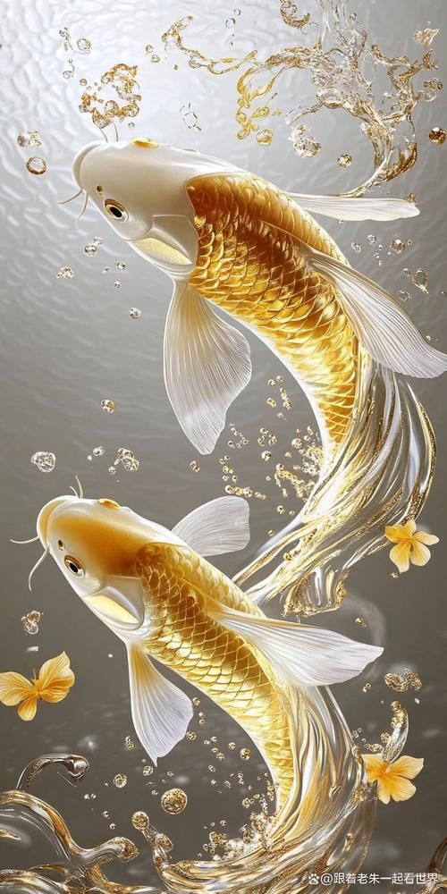 吉祥鯉魚圖片，吉祥如意·靈動(dòng)逼真的吉祥鯉魚高清圖片精選