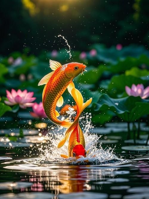 吉祥鯉魚圖片，吉祥如意·靈動(dòng)逼真的吉祥鯉魚高清圖片精選