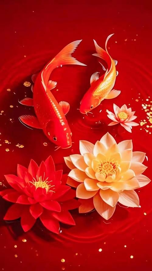 吉祥鯉魚圖片，吉祥如意·靈動(dòng)逼真的吉祥鯉魚高清圖片精選