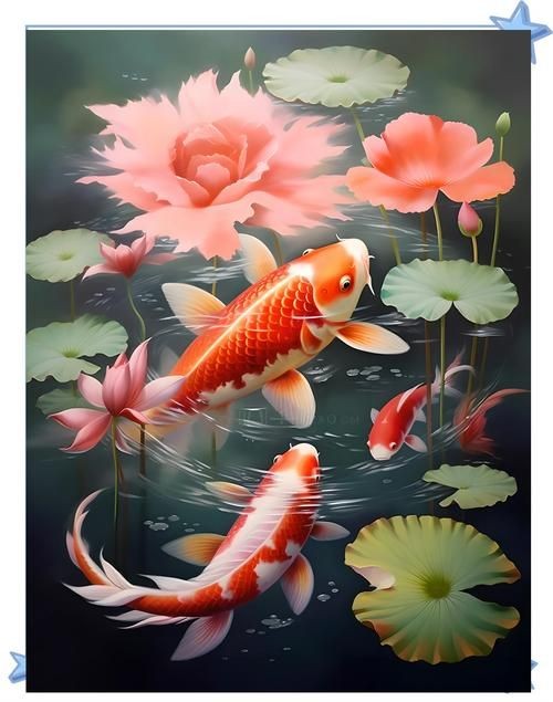 吉祥鯉魚圖片，吉祥如意·靈動(dòng)逼真的吉祥鯉魚高清圖片精選