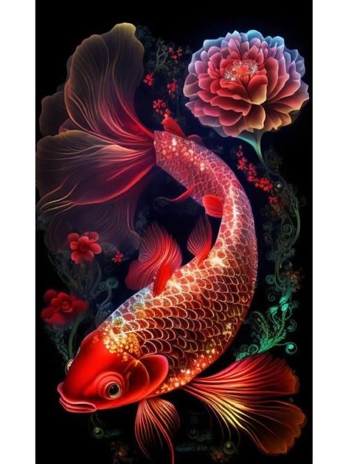吉祥鯉魚圖片，吉祥如意·靈動(dòng)逼真的吉祥鯉魚高清圖片精選