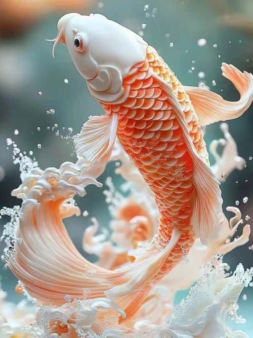 吉祥鯉魚圖片，吉祥如意·靈動(dòng)逼真的吉祥鯉魚高清圖片精選