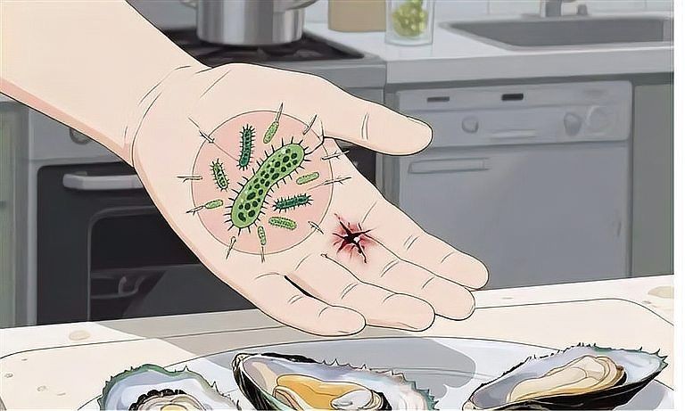 海洋弧菌感染早期圖片
