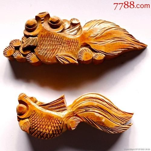 木雕金魚圖片大全大圖：“木雕金魚”傳統(tǒng)手工藝品的藝術魅力與視覺呈現(xiàn)