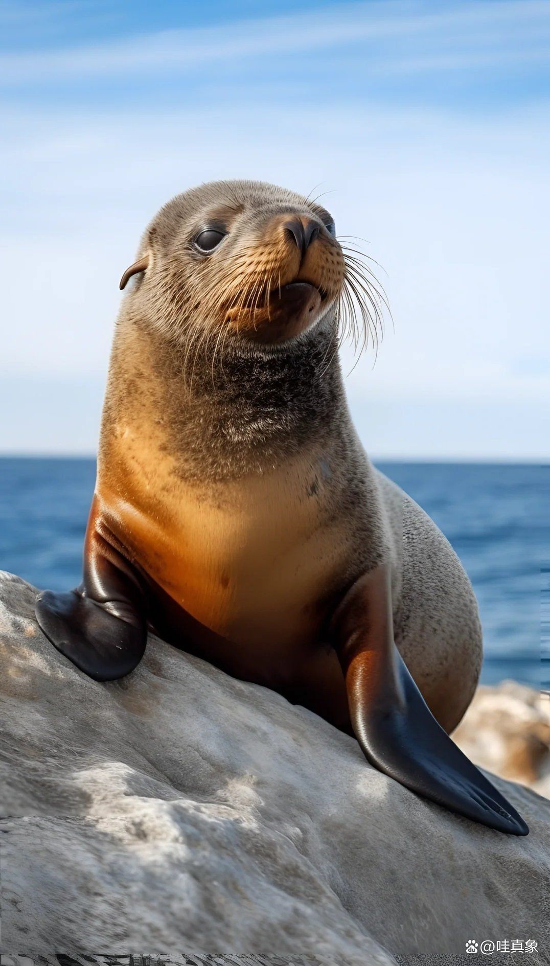 海象長什么樣子：海洋哺乳)odobenusrosmarusrosmarus)