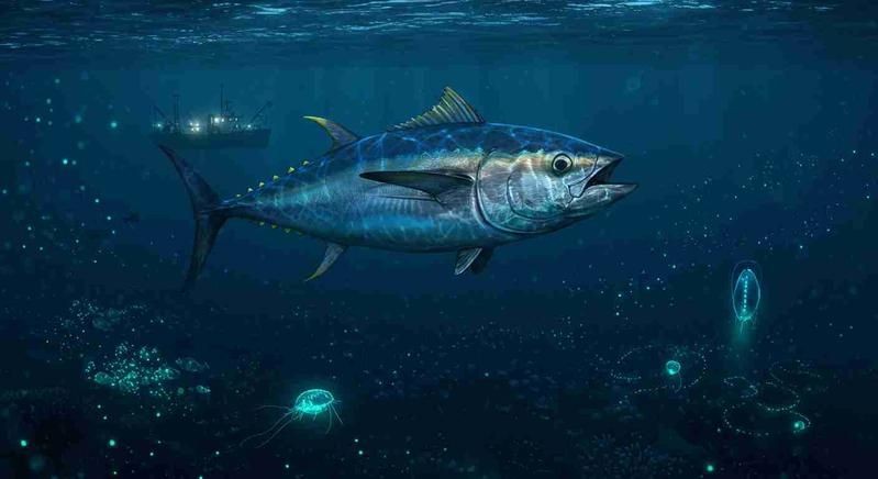 箭魚：海洋生態系統的海洋生態系統中的箭魚的存在維持著食物鏈平衡