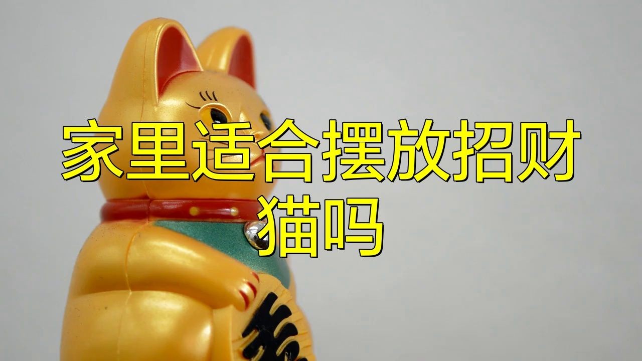 家里放招財貓擺件好不好：家里擺招財貓好嗎風水好嗎
