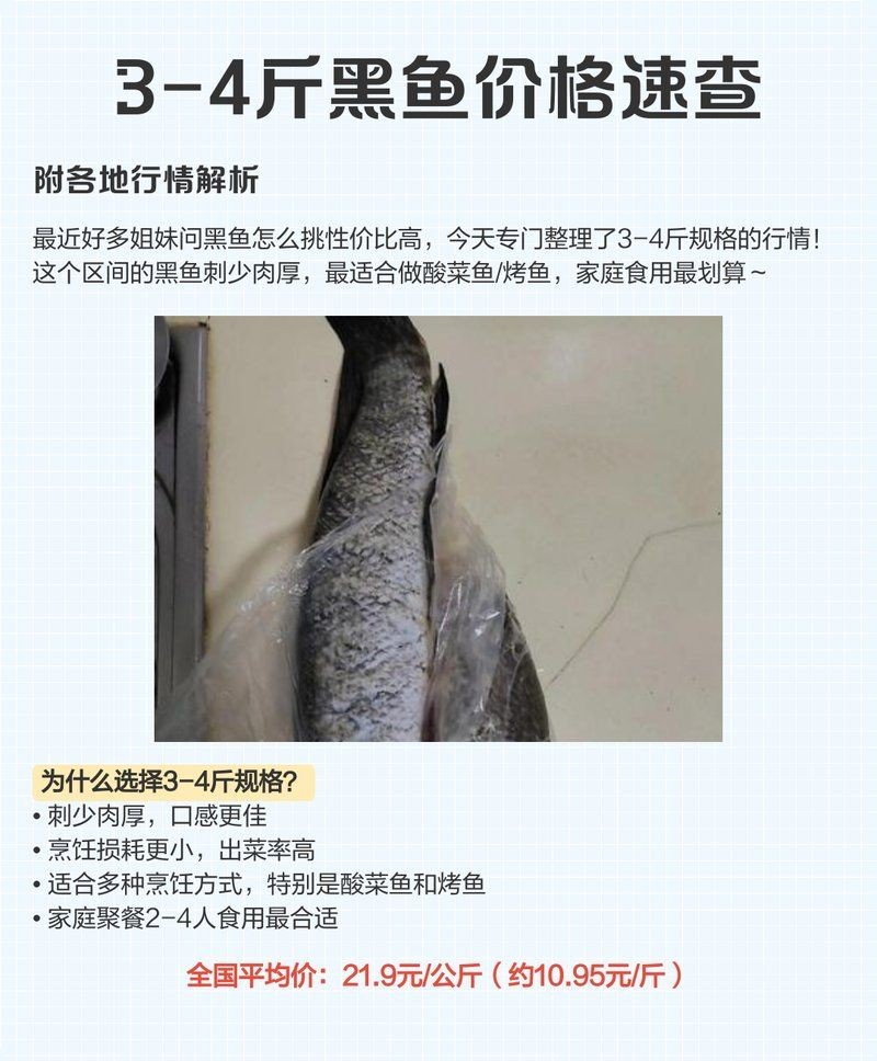 活黑魚一般多少錢一斤：活黑魚的價格受哪些因素影響？