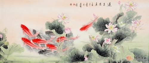 九魚聚財圖掛哪個方位：九魚圖掛在家里那個位置風水好