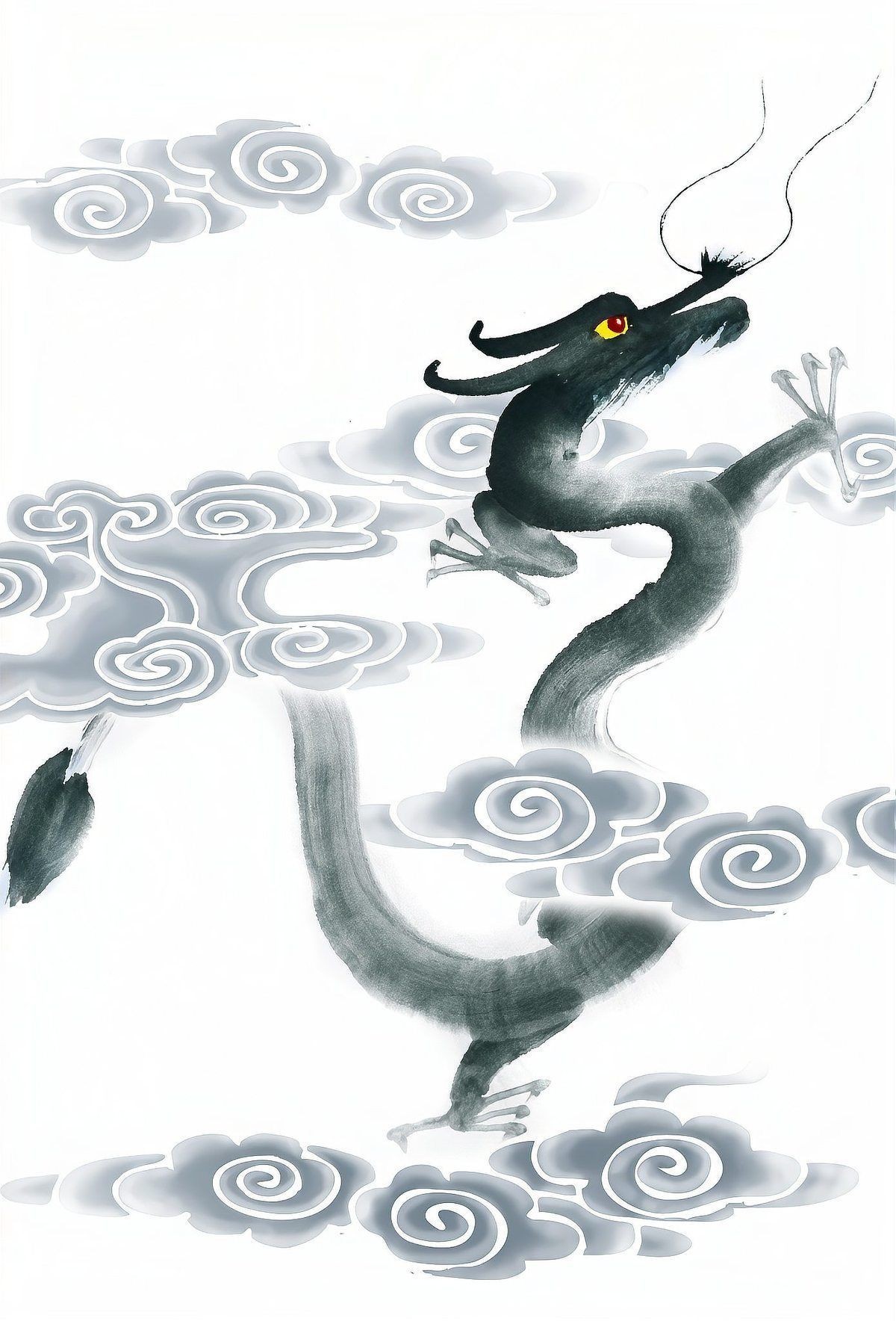 東方文化中的黑龍象征：東方文化中兼具神圣性與世俗性的獨(dú)特圖騰黑龍的象征意義