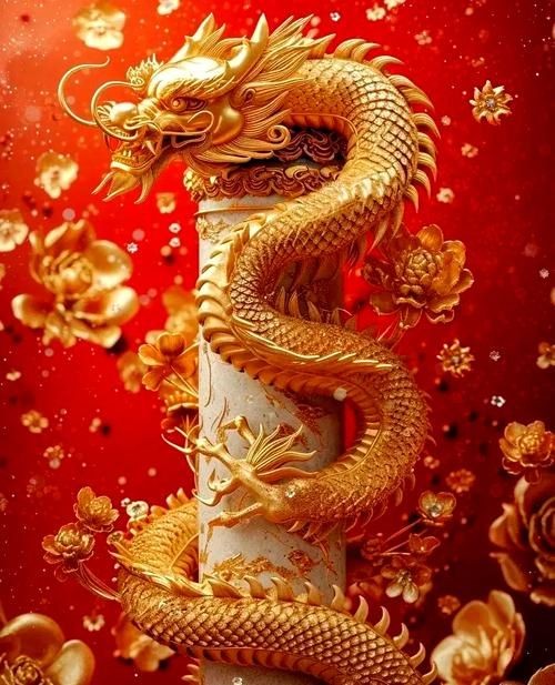 九種顏色的龍圖片：“九種顏色的龍圖片”展現融合傳統美學與現代創意的創意
