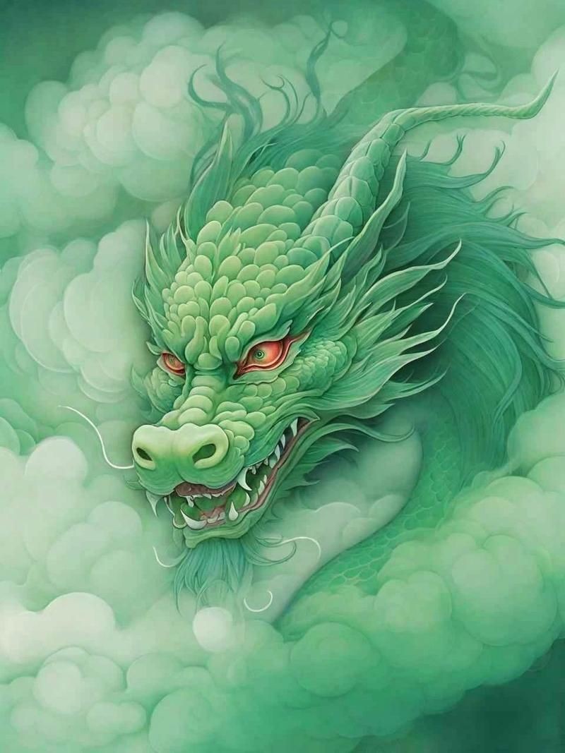 九種顏色的龍圖片：“九種顏色的龍圖片”展現融合傳統美學與現代創意的創意