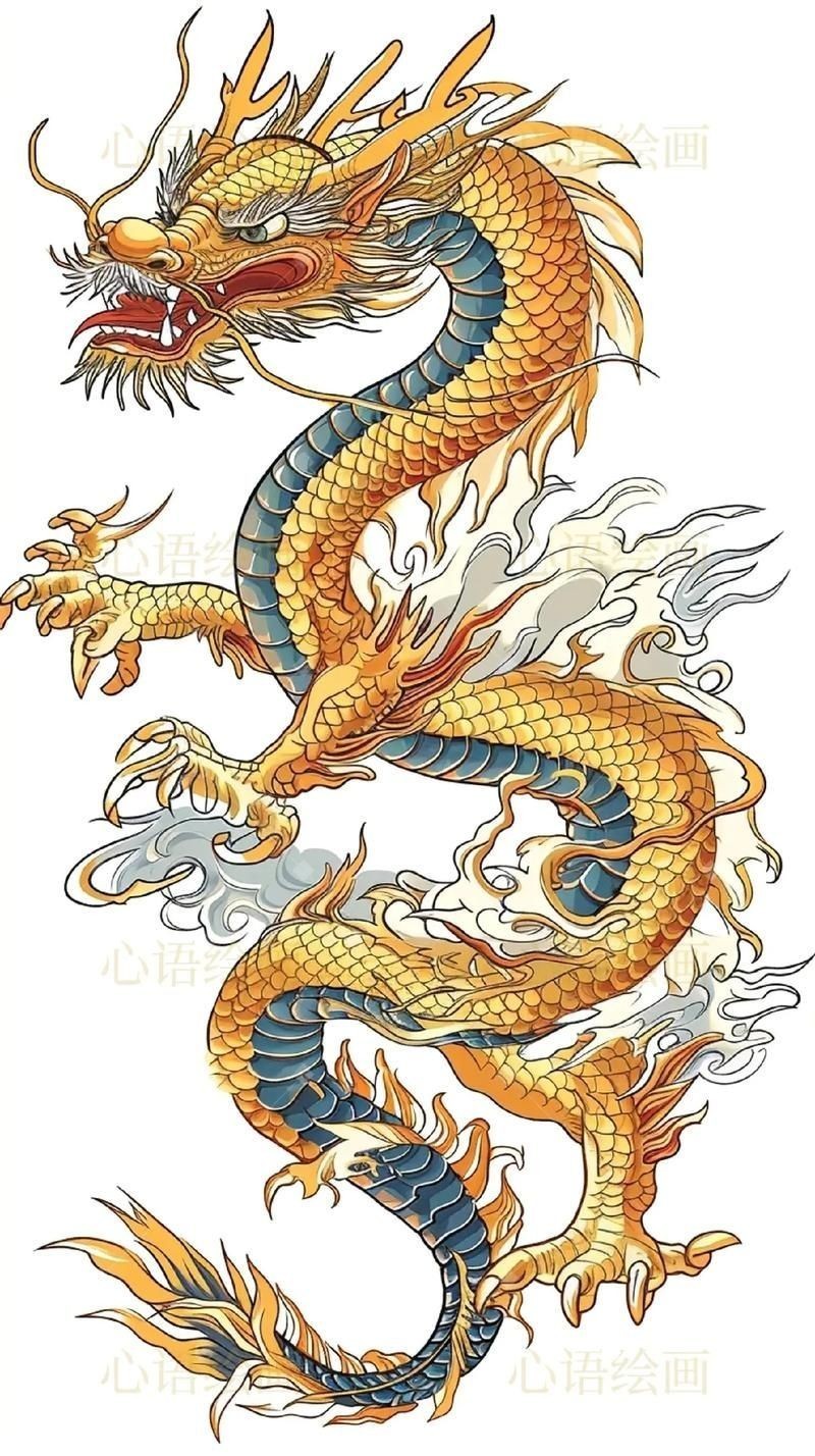 九種顏色的龍圖片：“九種顏色的龍圖片”展現融合傳統美學與現代創意的創意