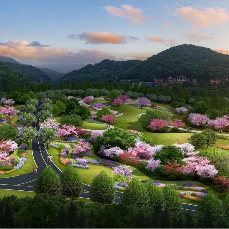 花博園景點(diǎn)介紹|中梁山花博園游記