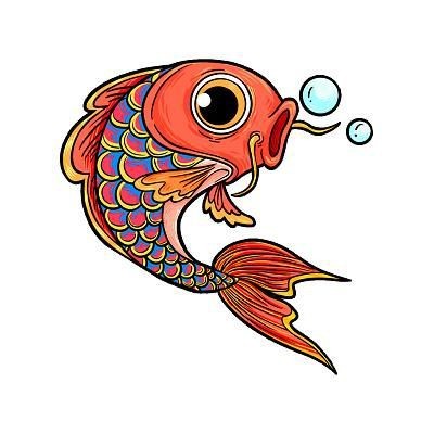 錦鯉卡通圖片可愛|《錦鯉卡通圖片可愛》