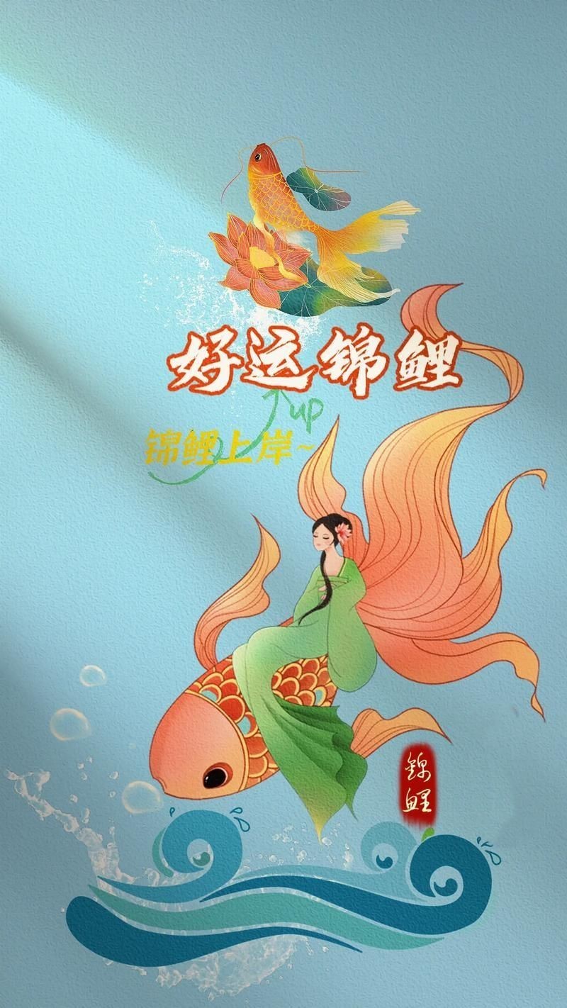 錦鯉卡通圖片可愛|《錦鯉卡通圖片可愛》