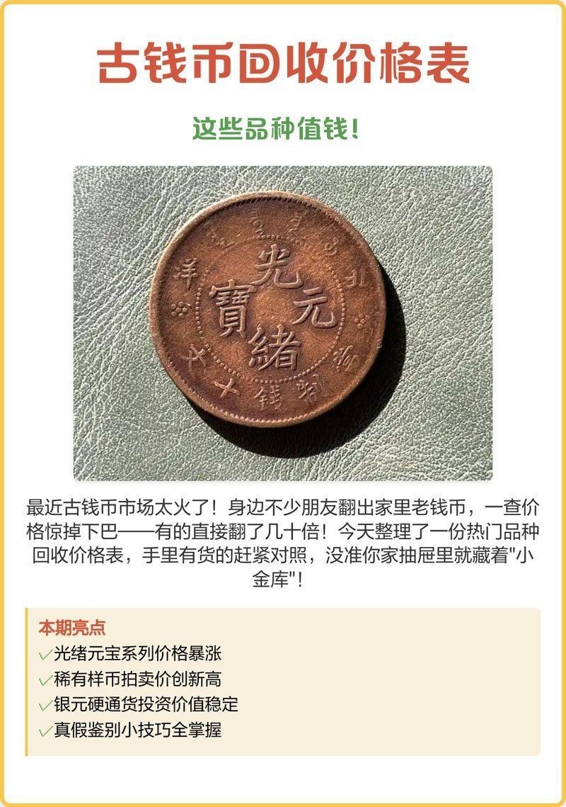 老錢回收價格表|2025年8月最新老錢回收價格綜合信息曝光