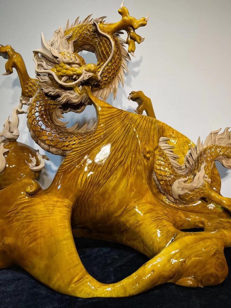 有沒有高清的木雕龍頭圖片？|福建晉江潘山廟宇木雕非遺之美新華社木雕龍頭圖片