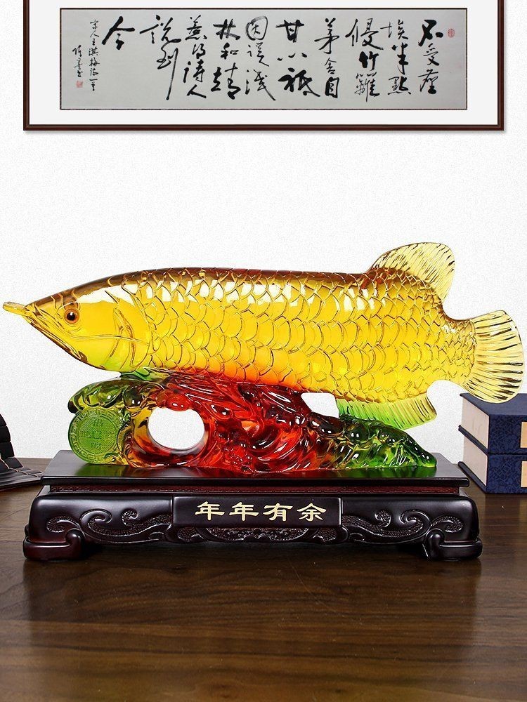 聚財龍魚擺件有哪些材質選擇？【嗶哩嗶哩,全銅金龍魚擺件真的能帶來好運嗎】