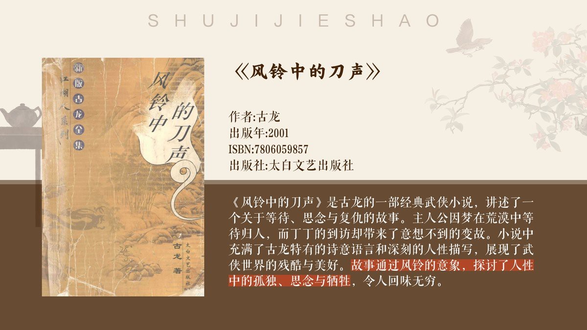 金頭古龍的四個特點【古龍小說中的經典名人名字】