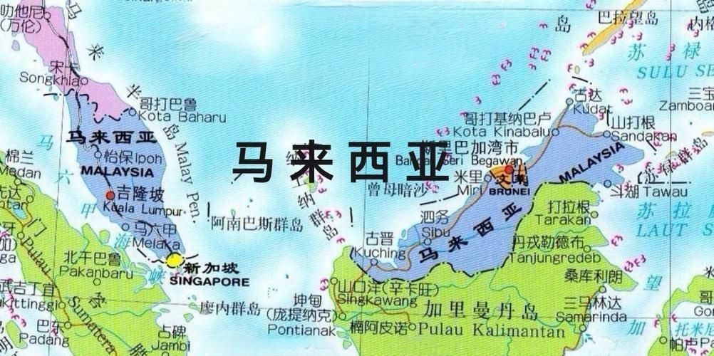 馬來西亞詳細地圖【《馬來西亞詳細地圖：領略多元地理風貌》】