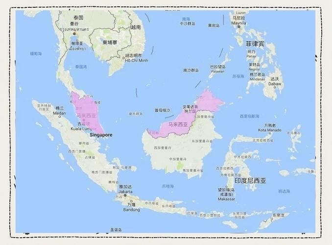 馬來西亞地圖位置【風景圖集：馬來西亞】