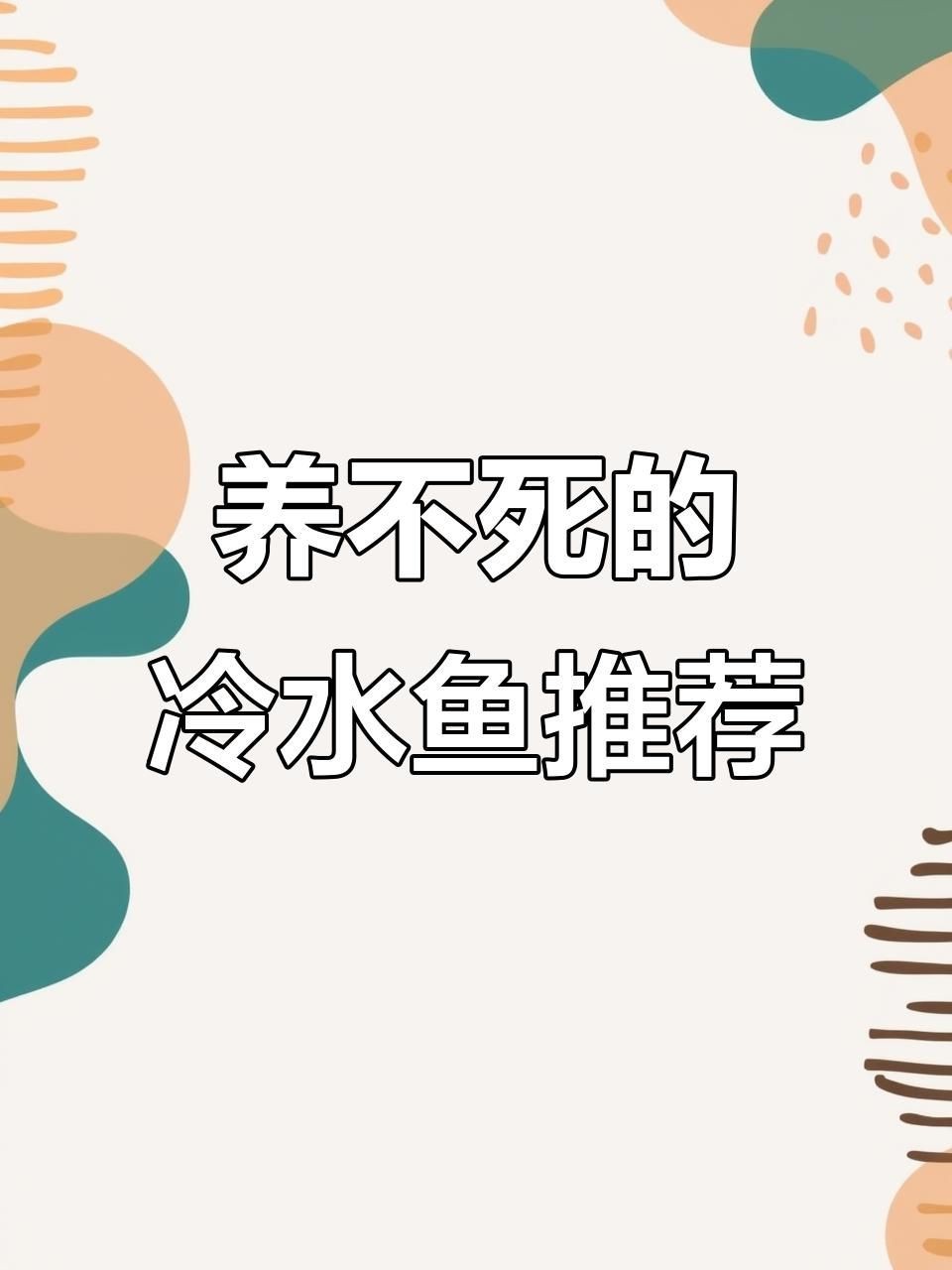 可以混養(yǎng)的小型冷水魚【小型冷水魚適合混養(yǎng)的小型冷水魚推薦及搭配建議】