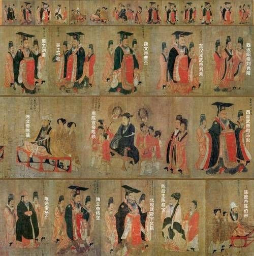 歷代帝王圖全圖【歷代帝王圖,歷史上那些著名的皇帝都長(zhǎng)啥樣】