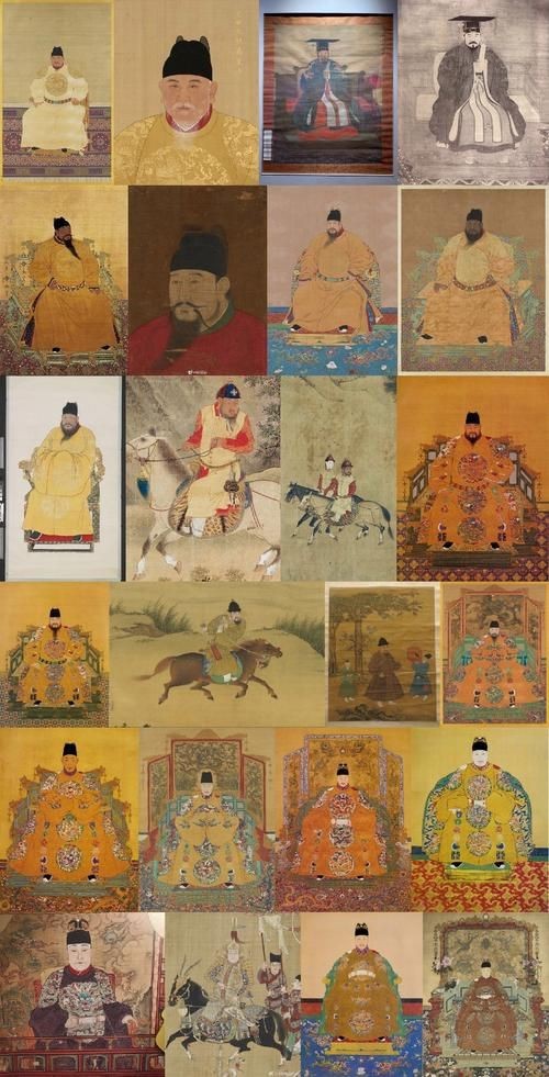歷代帝王圖全圖【歷代帝王圖,歷史上那些著名的皇帝都長(zhǎng)啥樣】