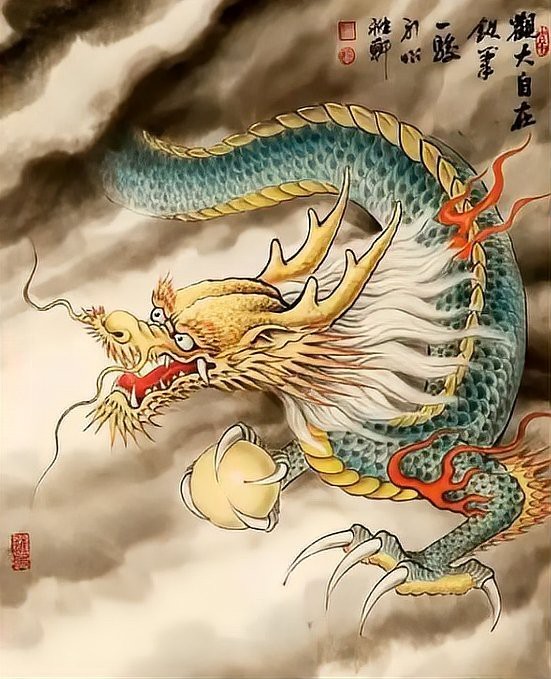 龍頭像【《山海經(jīng)》——燭龍銜】
