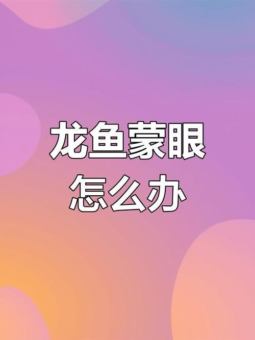 龍魚蒙眼最好治療方法圖解【龍魚蒙眼是什么原因怎么治療】
