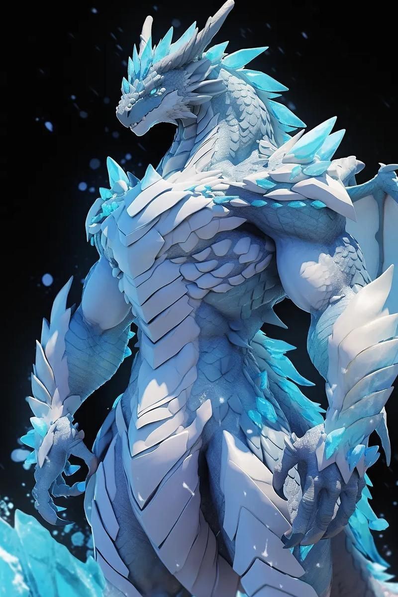 龍人形態圖片【《龍人形態圖片：奇幻與神秘的視覺呈現》】