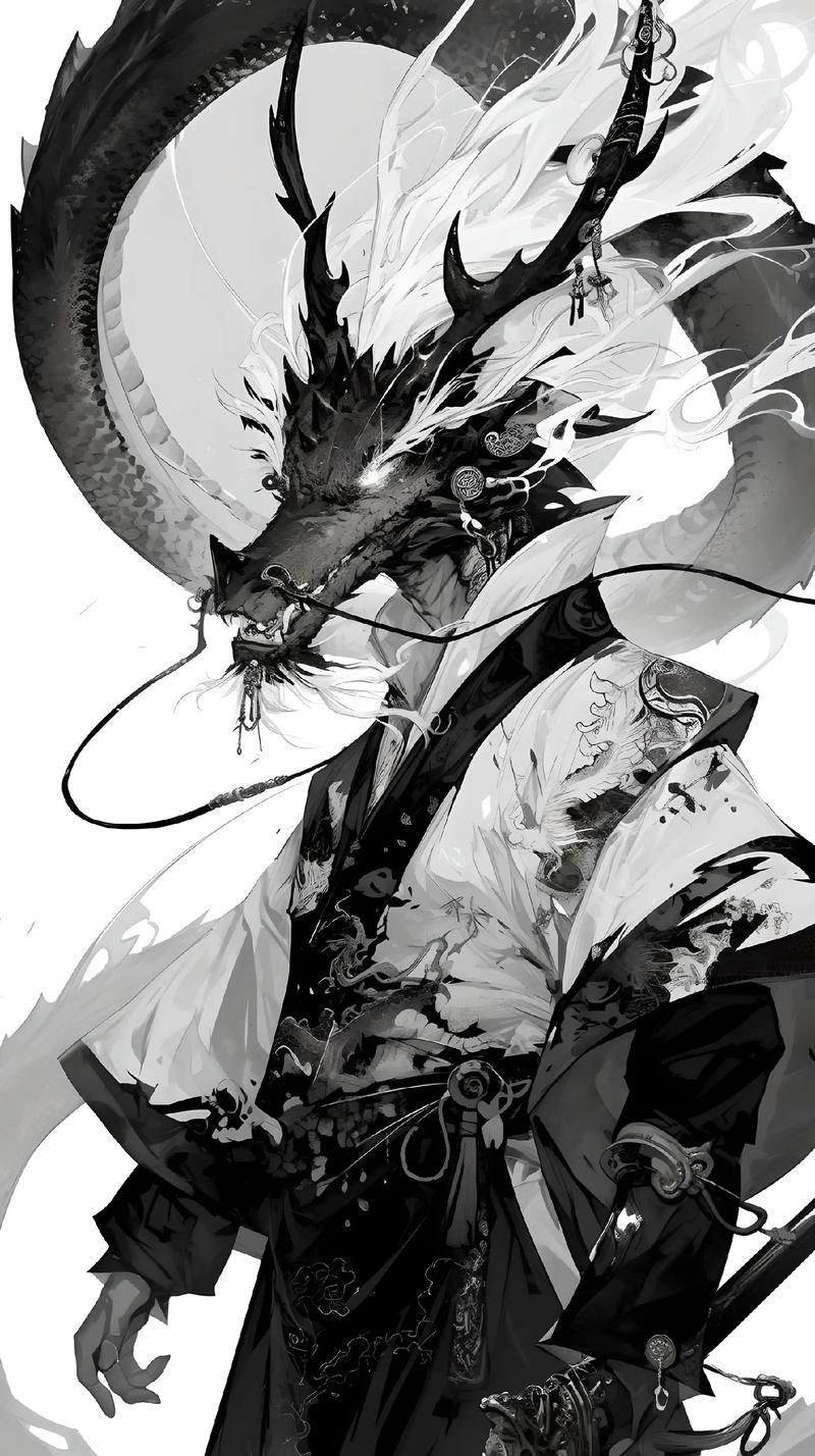 龍人形態圖片【《龍人形態圖片：奇幻與神秘的視覺呈現》】