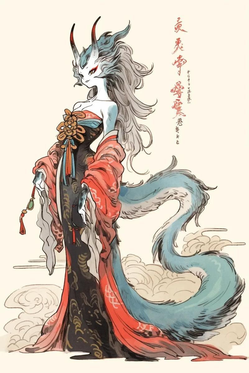 龍人形態圖片【《龍人形態圖片：奇幻與神秘的視覺呈現》】