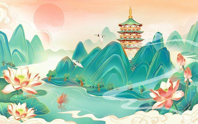 錦鯉Q版圖【卡通錦鯉q版圖素材分享】
