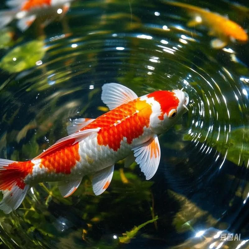錦鯉魚的圖片【《錦鯉魚的絢麗風(fēng)姿》】