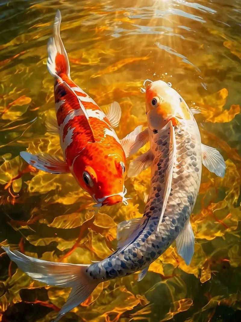 錦鯉魚的圖片【《錦鯉魚的絢麗風姿》】