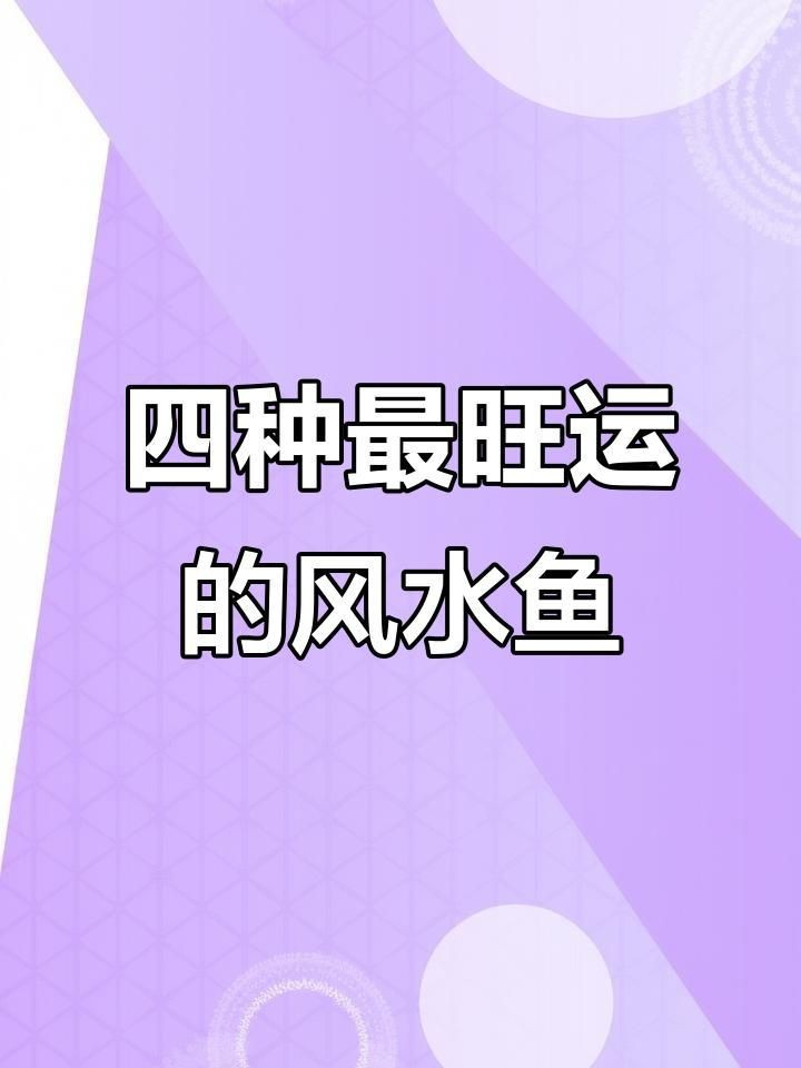 十大招財魚中哪種最吉利？【十大招財魚中哪種最吉利】