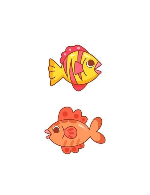 可愛Q版小魚【《可愛q版小魚》**畫法合集】