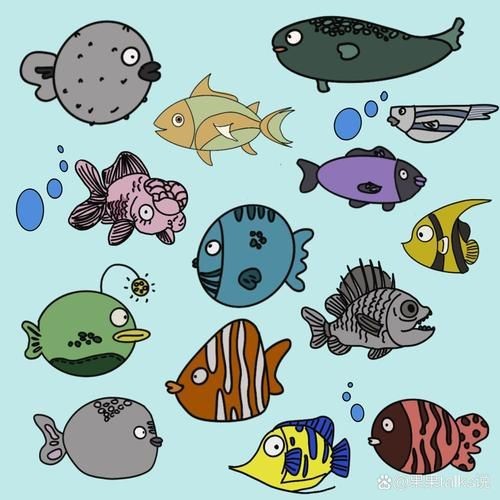 可愛Q版小魚【《可愛q版小魚》**畫法合集】