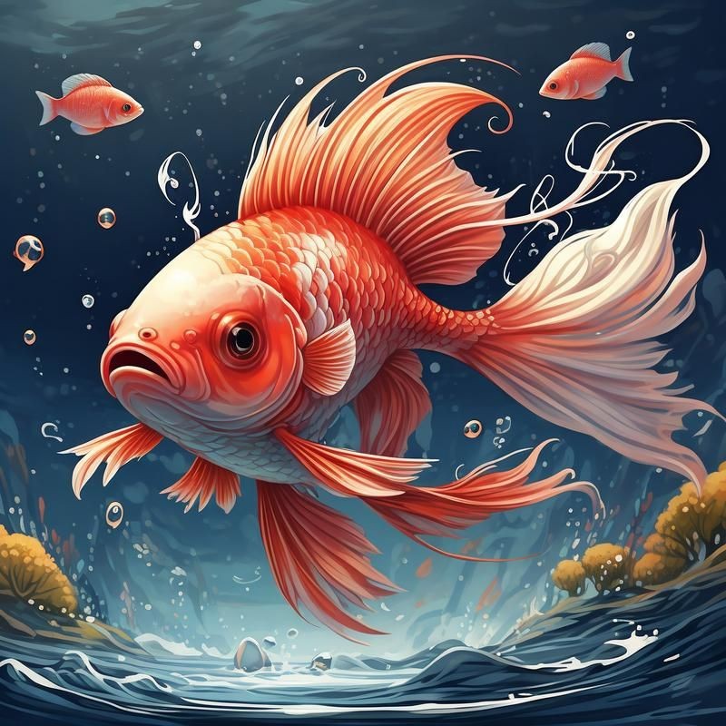 可愛Q版小魚【《可愛q版小魚》**畫法合集】