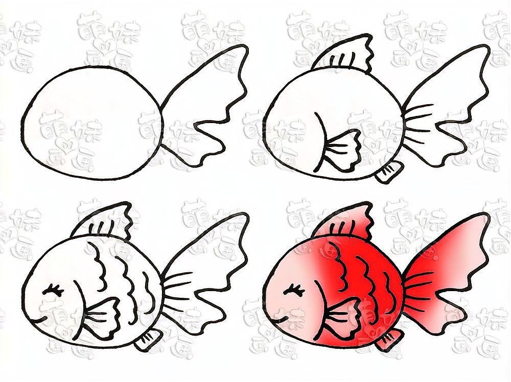 可愛Q版小魚【《可愛q版小魚》**畫法合集】