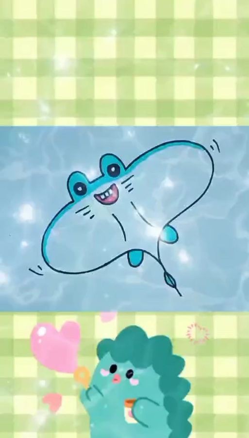 魔鬼魚Q版圖片【簡筆畫教程：魔鬼魚q版圖片以其獨特的創(chuàng)意和可愛的風格】