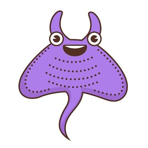 魔鬼魚Q版圖片【簡筆畫教程：魔鬼魚q版圖片以其獨特的創(chuàng)意和可愛的風格】