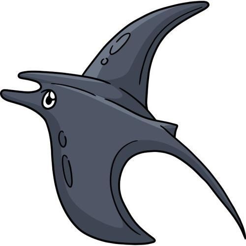 魔鬼魚Q版圖片【簡筆畫教程：魔鬼魚q版圖片以其獨特的創(chuàng)意和可愛的風格】