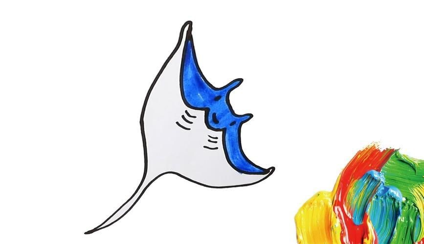 魔鬼魚Q版圖片【簡筆畫教程：魔鬼魚q版圖片以其獨特的創(chuàng)意和可愛的風格】