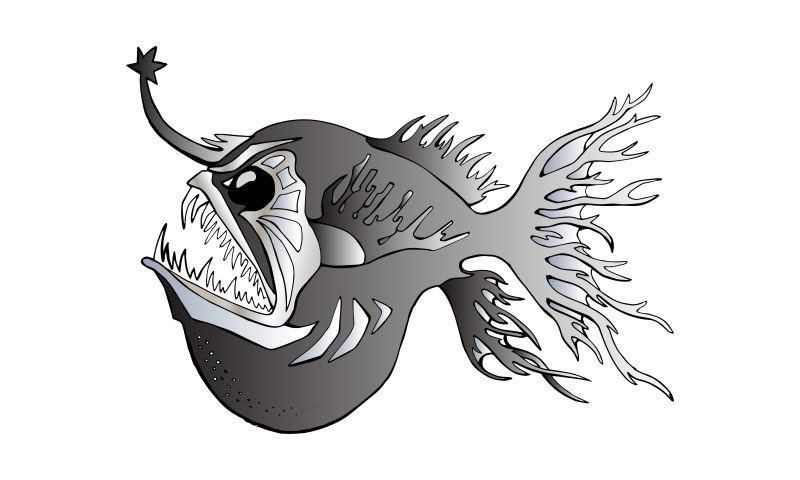 魔鬼魚Q版圖片【簡筆畫教程：魔鬼魚q版圖片以其獨特的創(chuàng)意和可愛的風格】